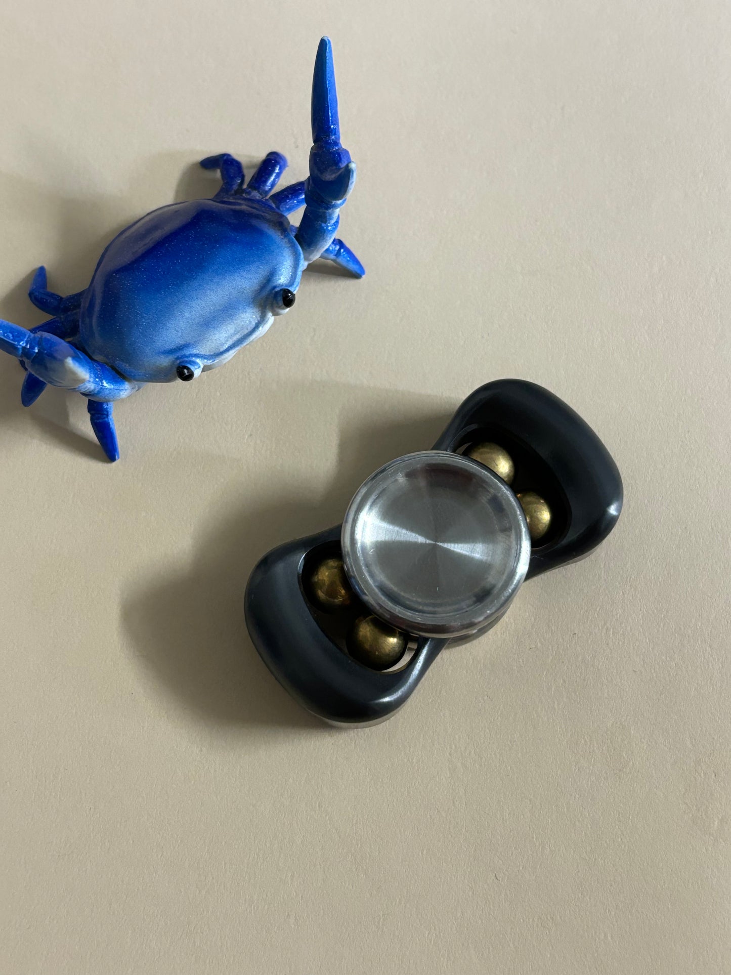 KAP - zirc horizon / ss button fidget spinner - fidget toy