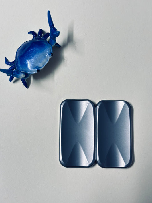 UQH - Wispy slider -  titanium with ss plates - Fidget toy