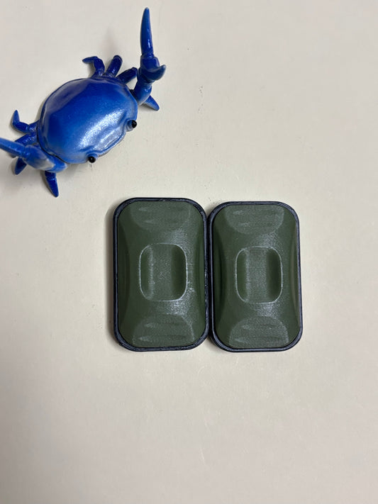 Moduswork Rapt lite photon EDC - ss plates- with inserts - slider - fidget toy