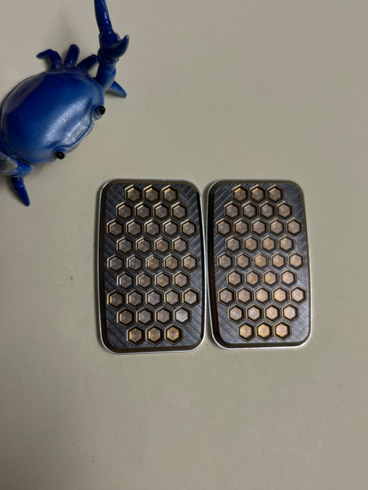 Magnus maglab plain jane Hex - zirc with SS plate - fidget toy