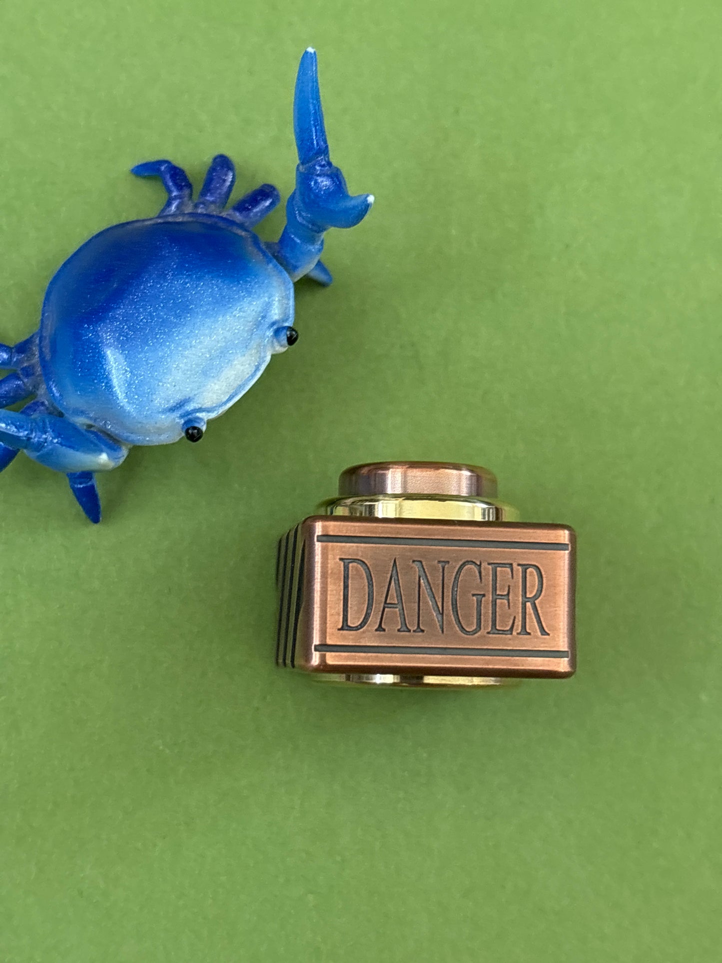 Danger fidget spinner / button - fidget spinner - fidget toy