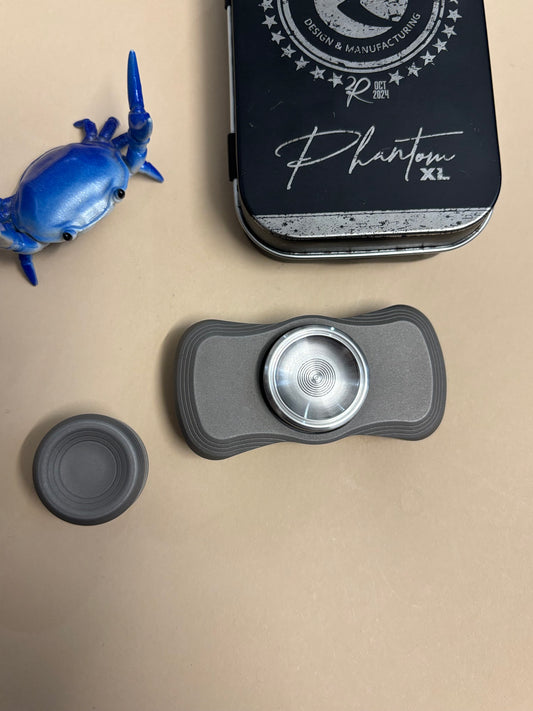 2R phantom XL - tungsten - fidget spinner /  fidget toy