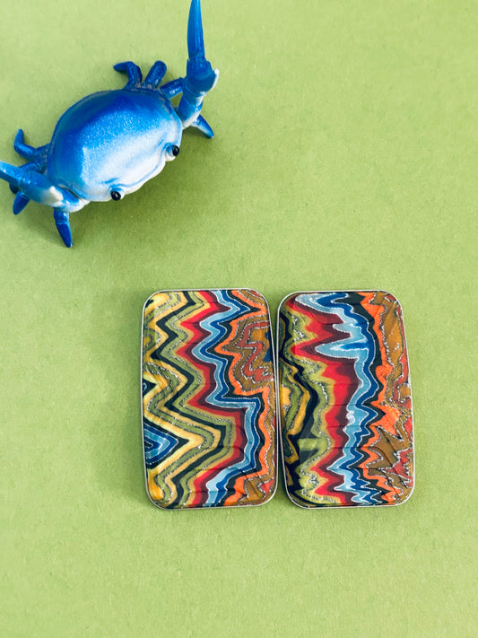 Magnus maglab supergrub  - wacky fiber with SS plate - fidget toy