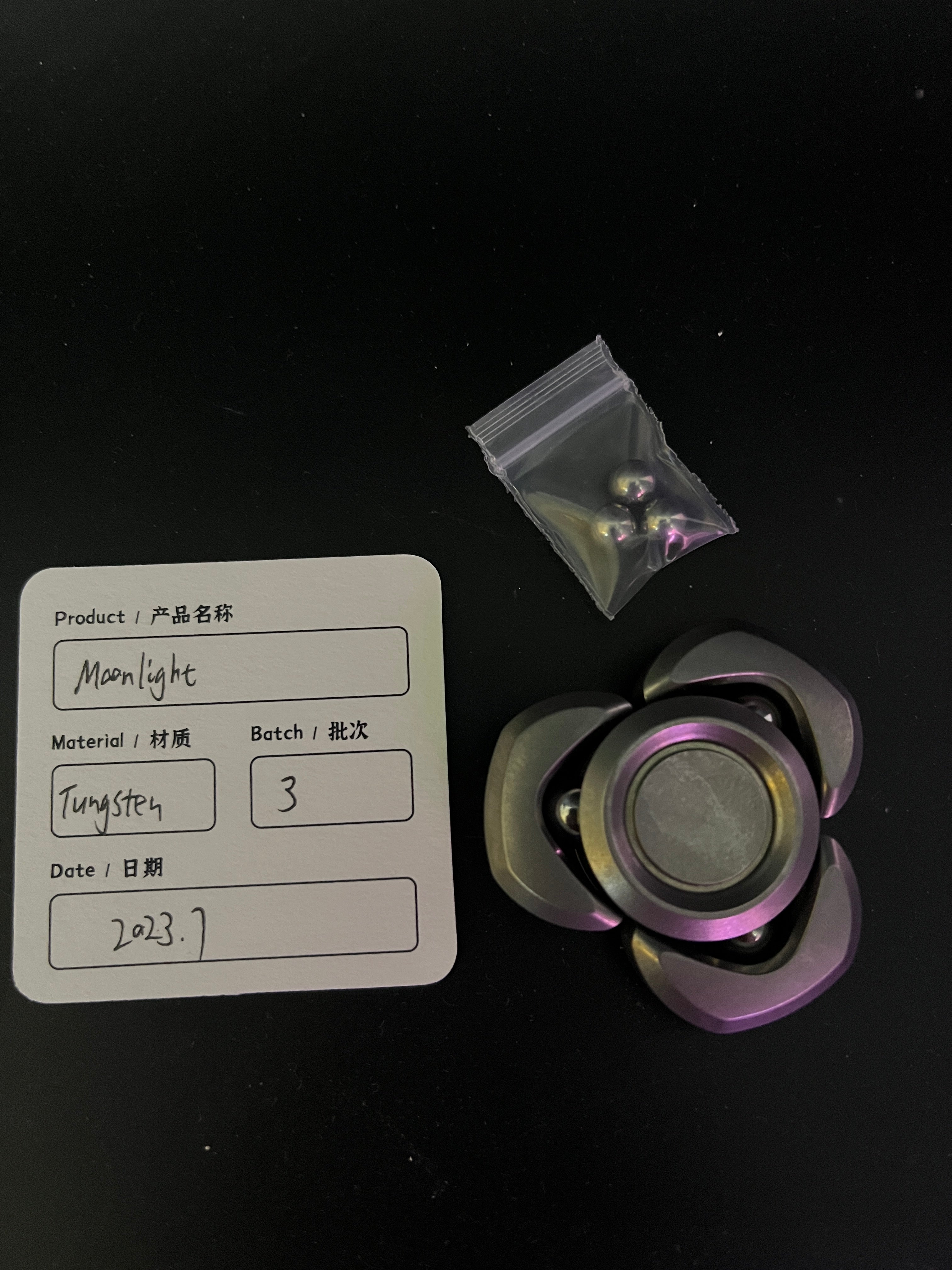 Fei Fei EDC - tungsten moonlight - fidget spinner - fidget toy – Plants ...