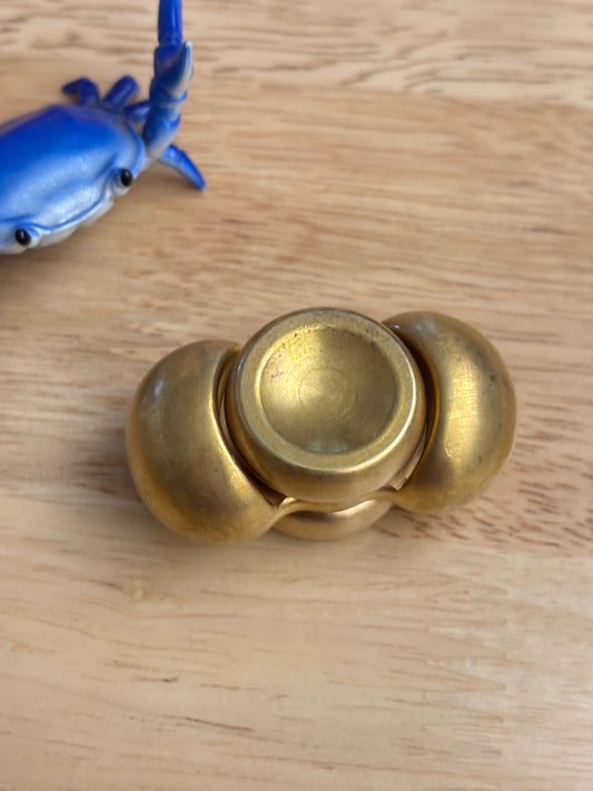 LIC - love nugget - brass - fidget spinner  - fidget toy