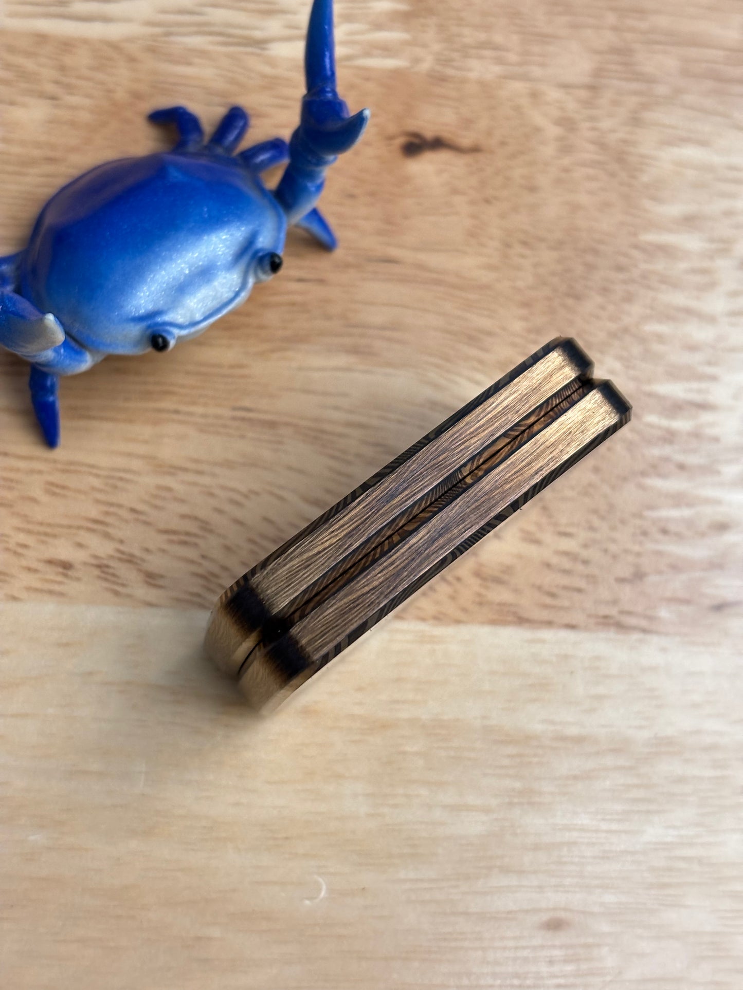 Compoform Argyle V2.1 - laser etched titanium slider