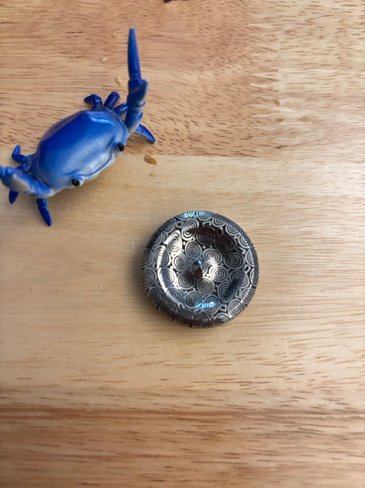 Njthandpower NJT - mini mount damasteel - haptic coin - fidget toy