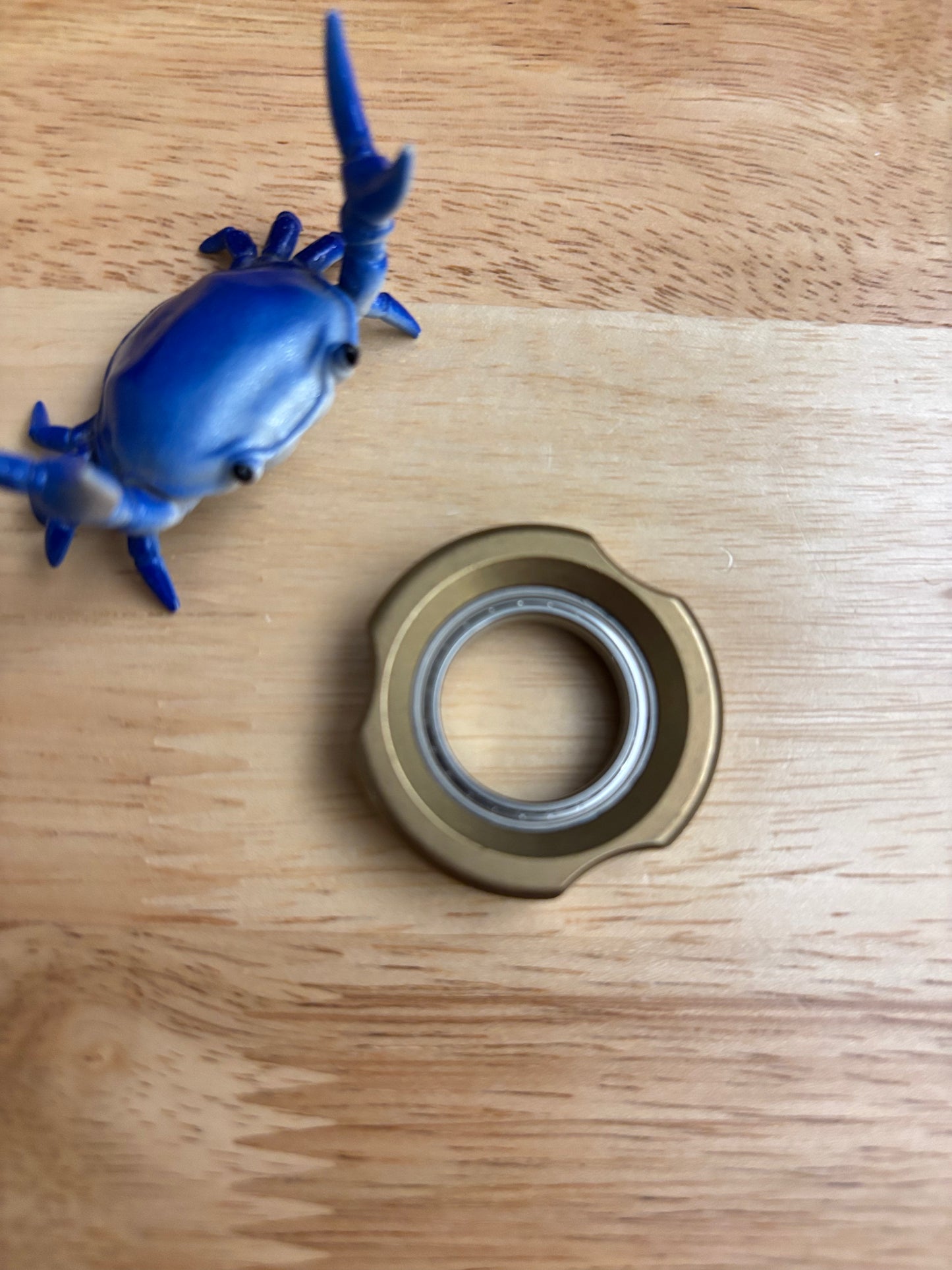 Premium Loophole spinner - Brass/SS - fidget spinner - fidget toy