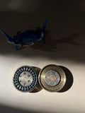 Umburry mokume etched - haptic coin - fidget toy