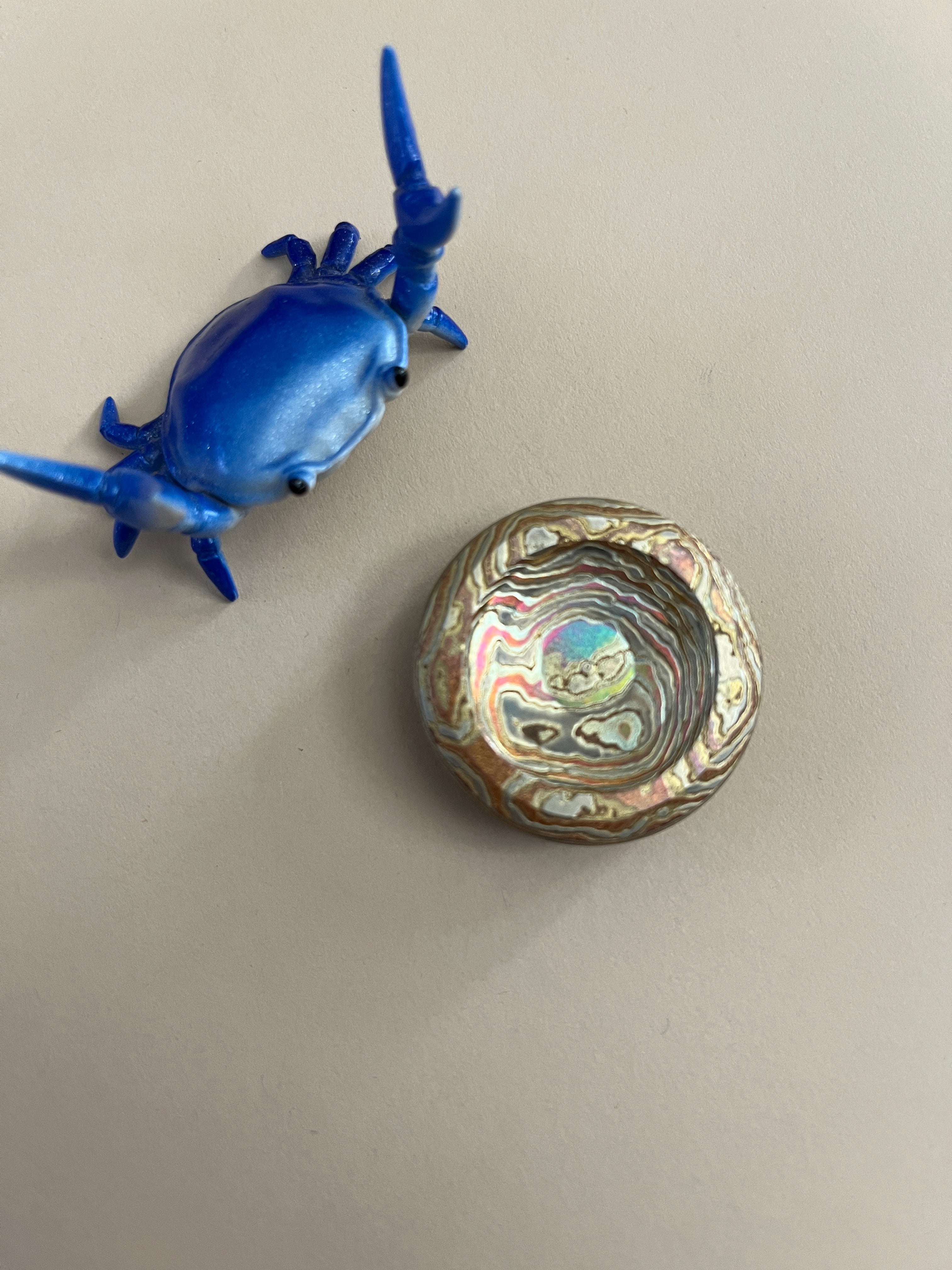 NJT Hand Power Ulte Coin Mokume フィジェットトイ njthandpower NJT - Mokume Ulte haptic coin - fidget toy – Plants