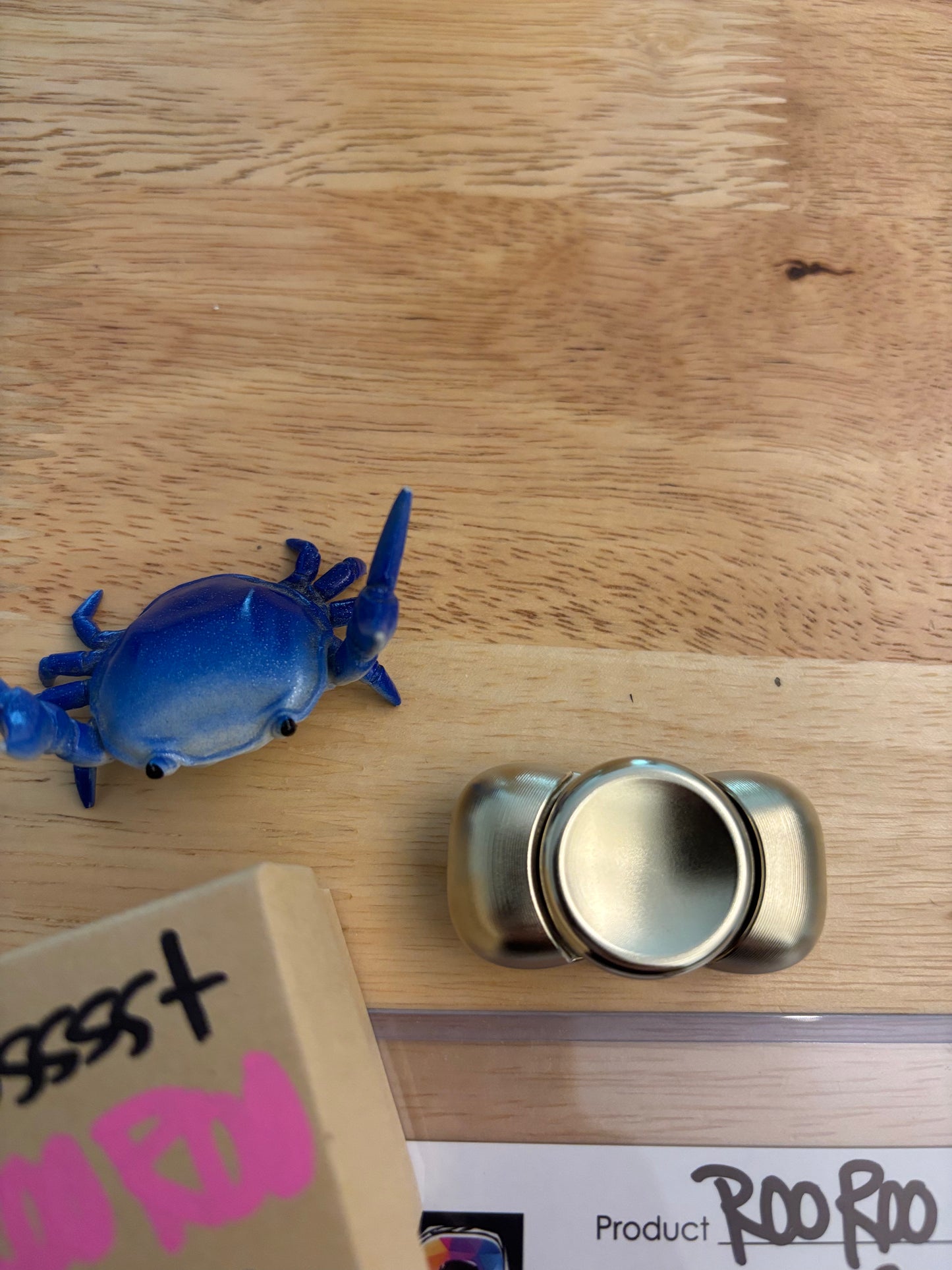 LIC EDC - Roo Roo - cupro - fidget spinner  - fidget toy