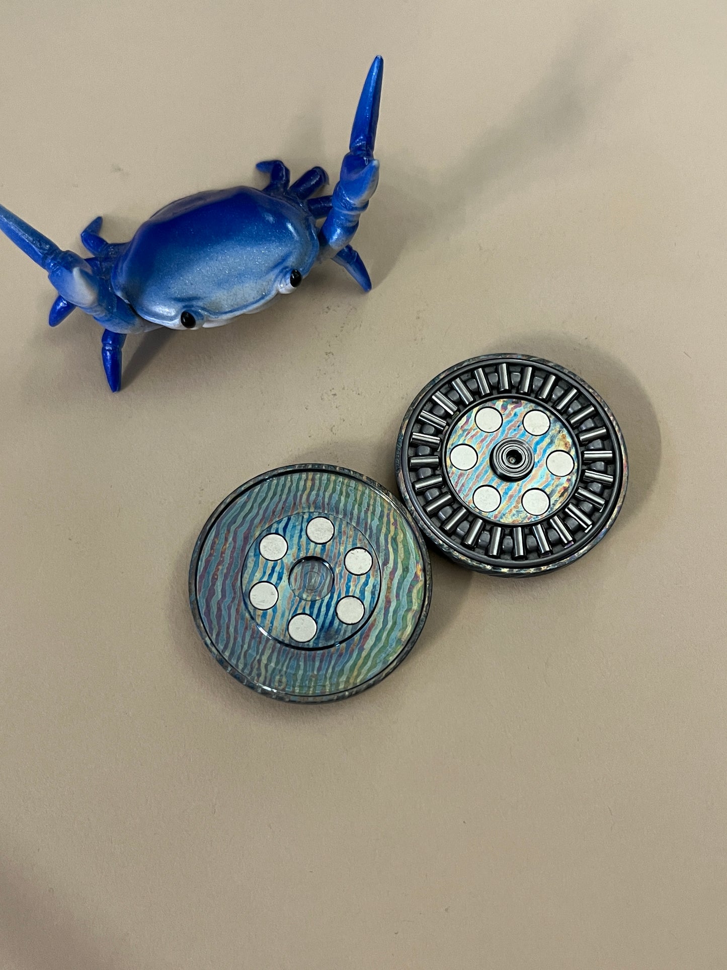 njthandpower NJT - mini mount mokuti  - haptic coin - fidget toy