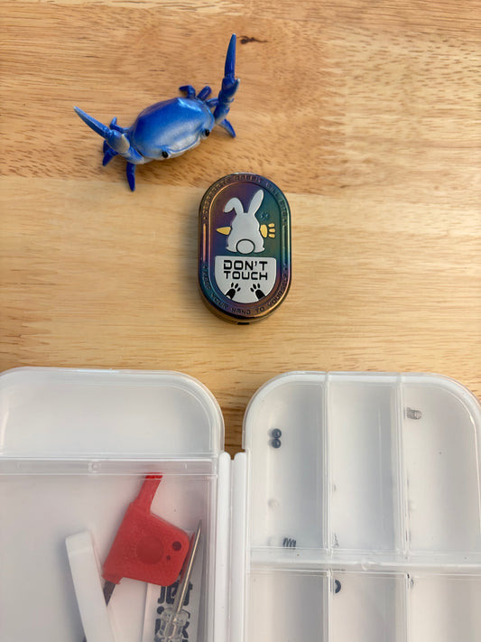 MOT Groove rabbit - zirc oil slick  fidget toy