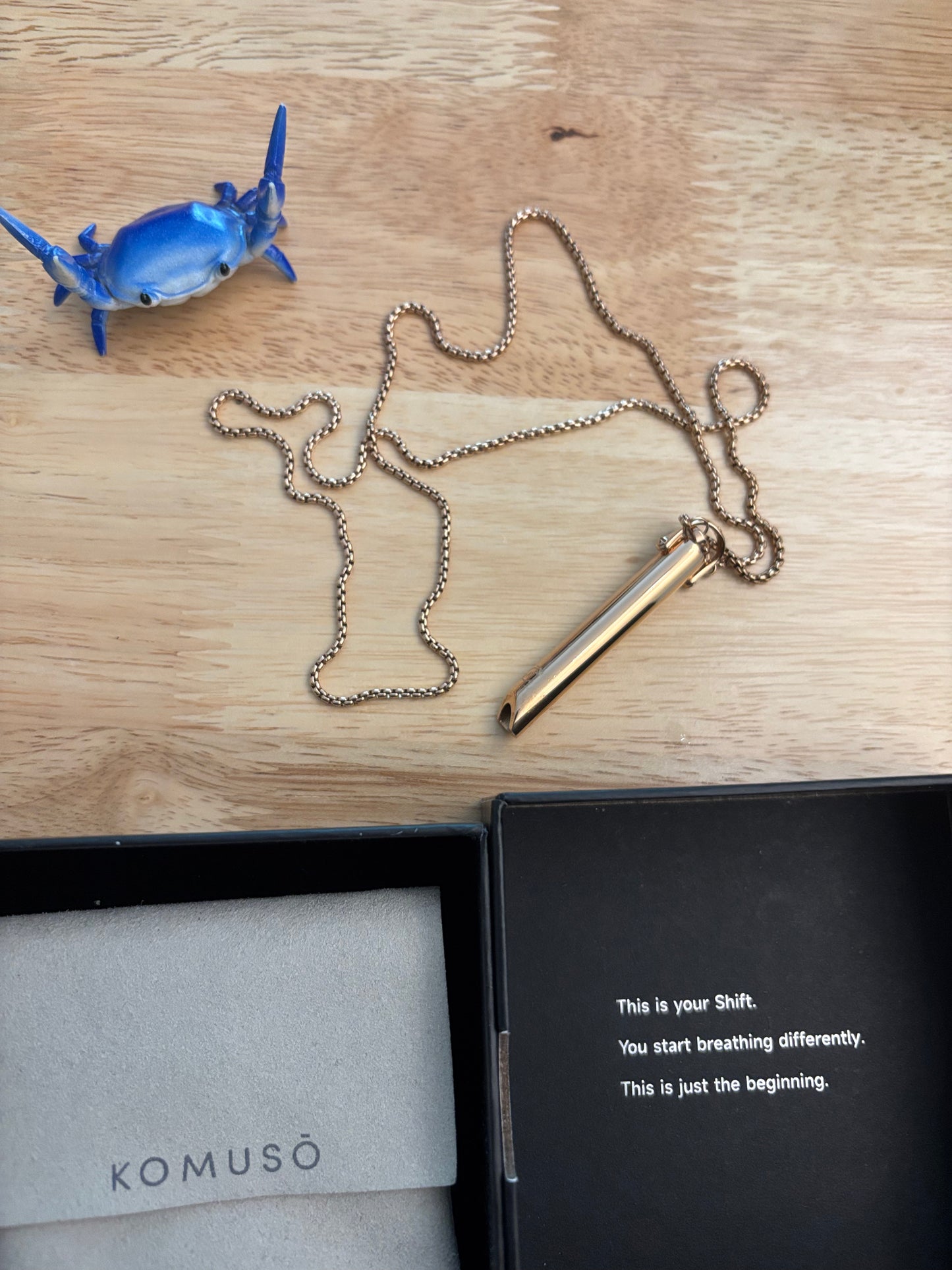 Komuso classic shift - rose gold- fidget toy