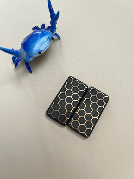 Blackdog Fidget slider - honeycomb 1 x 3- Haptic Magnetic Fidget Slider