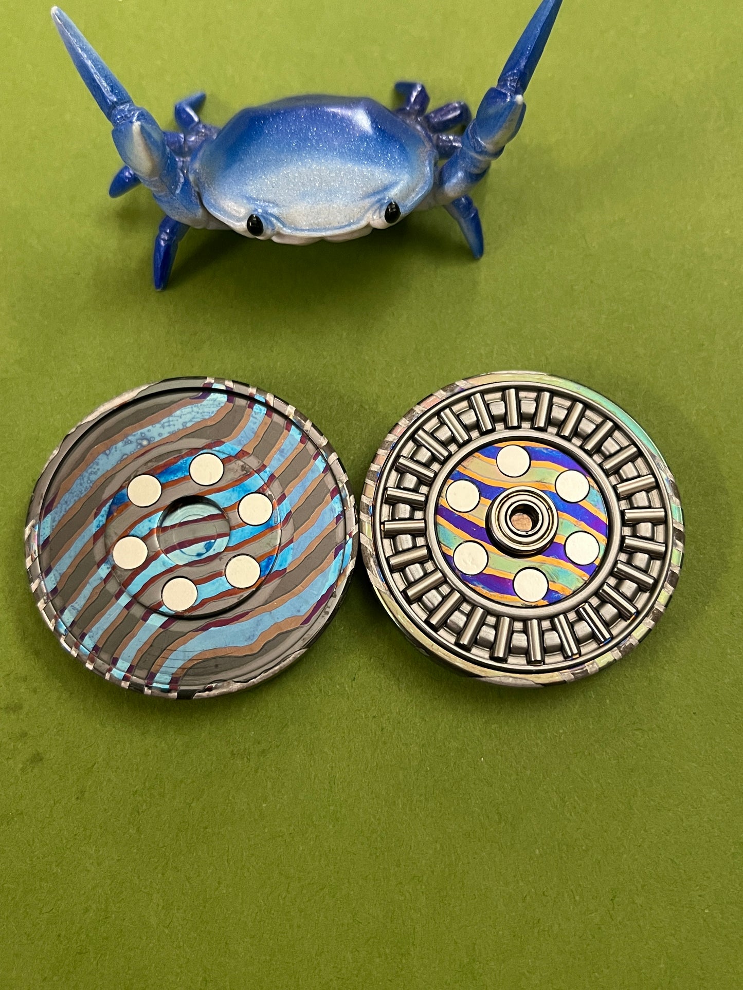 njthandpower NJT - zircuti stripes - Ulte haptic coin - fidget toy