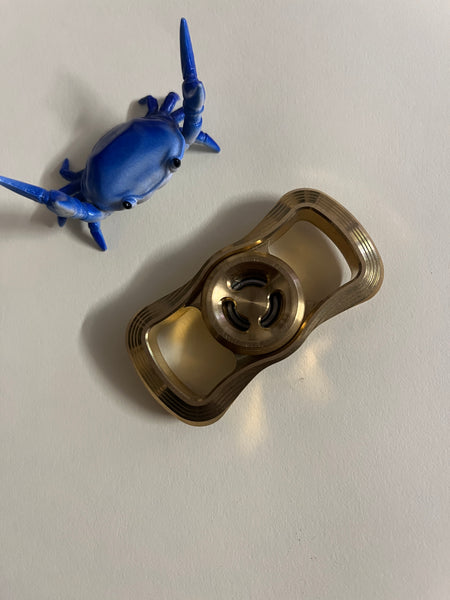 2R phantom XLS - brass - fidget spinner /  fidget toy