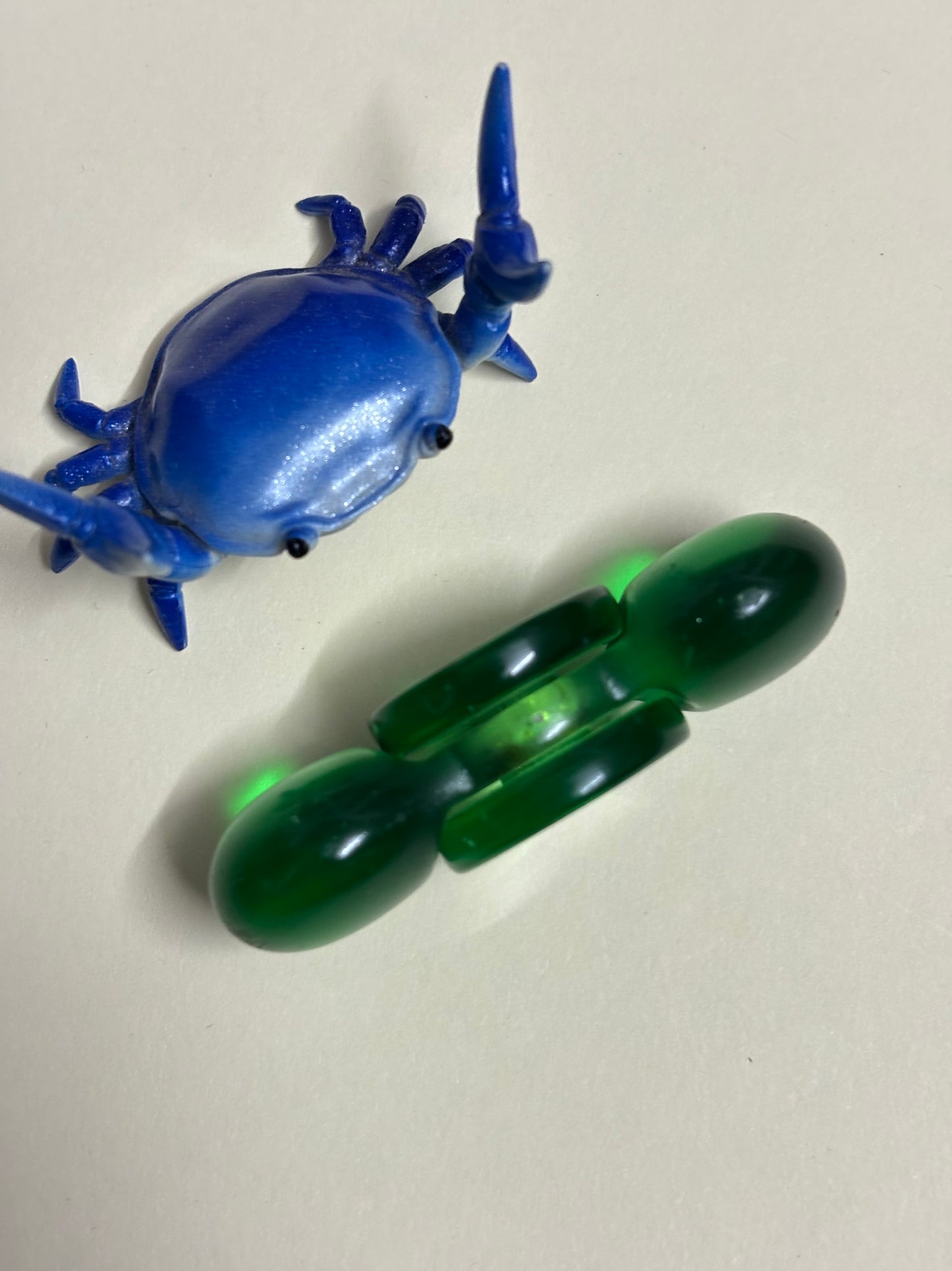 LIC edamame - green resin - fidget spinner  - fidget toy