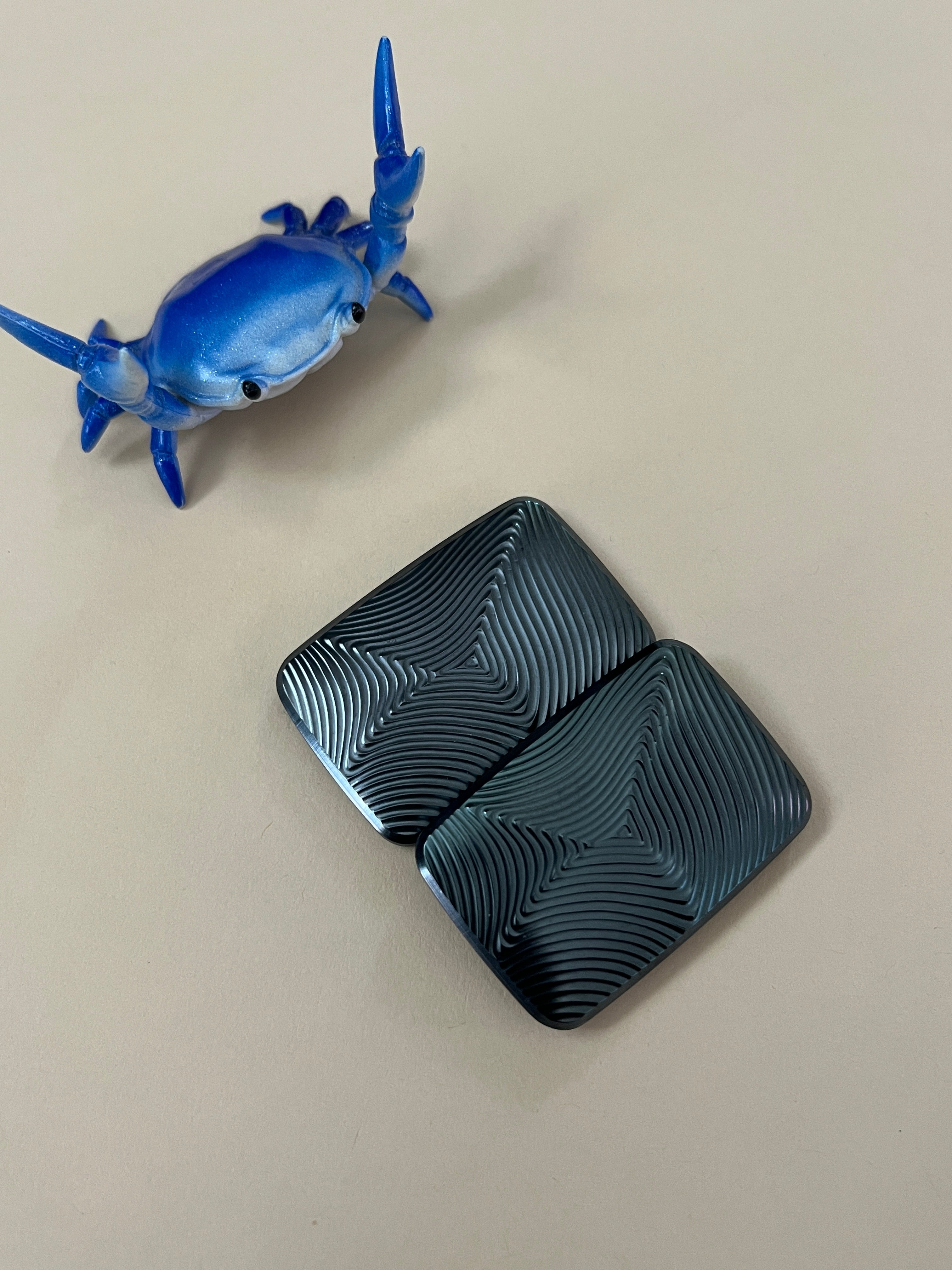 Compoform Argyle mini V1.1 - laser etched titanium slider – Plants Wake ...
