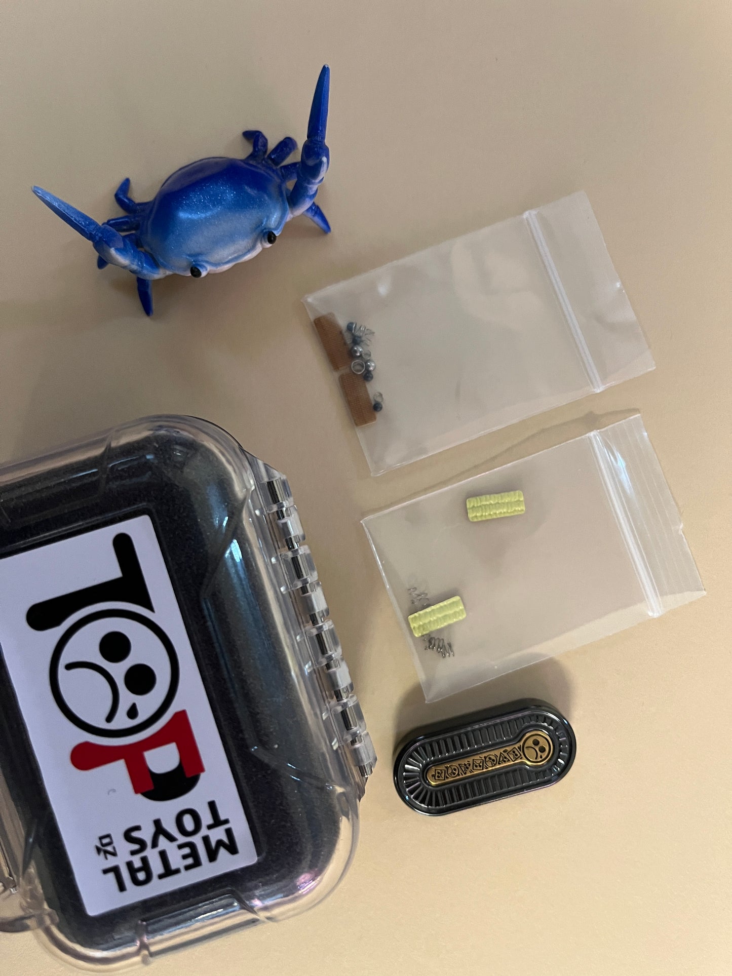 Topf zirc/brass - slider - fidget toy