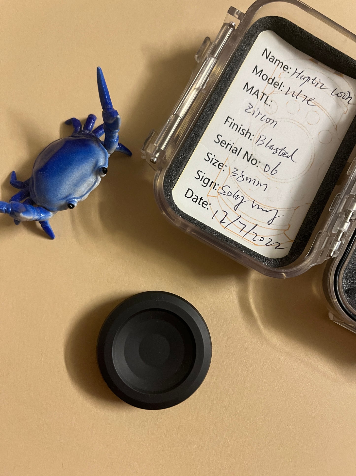 Njthandpower NJT - Ulte - zirc blasted - haptic coin - fidget toy