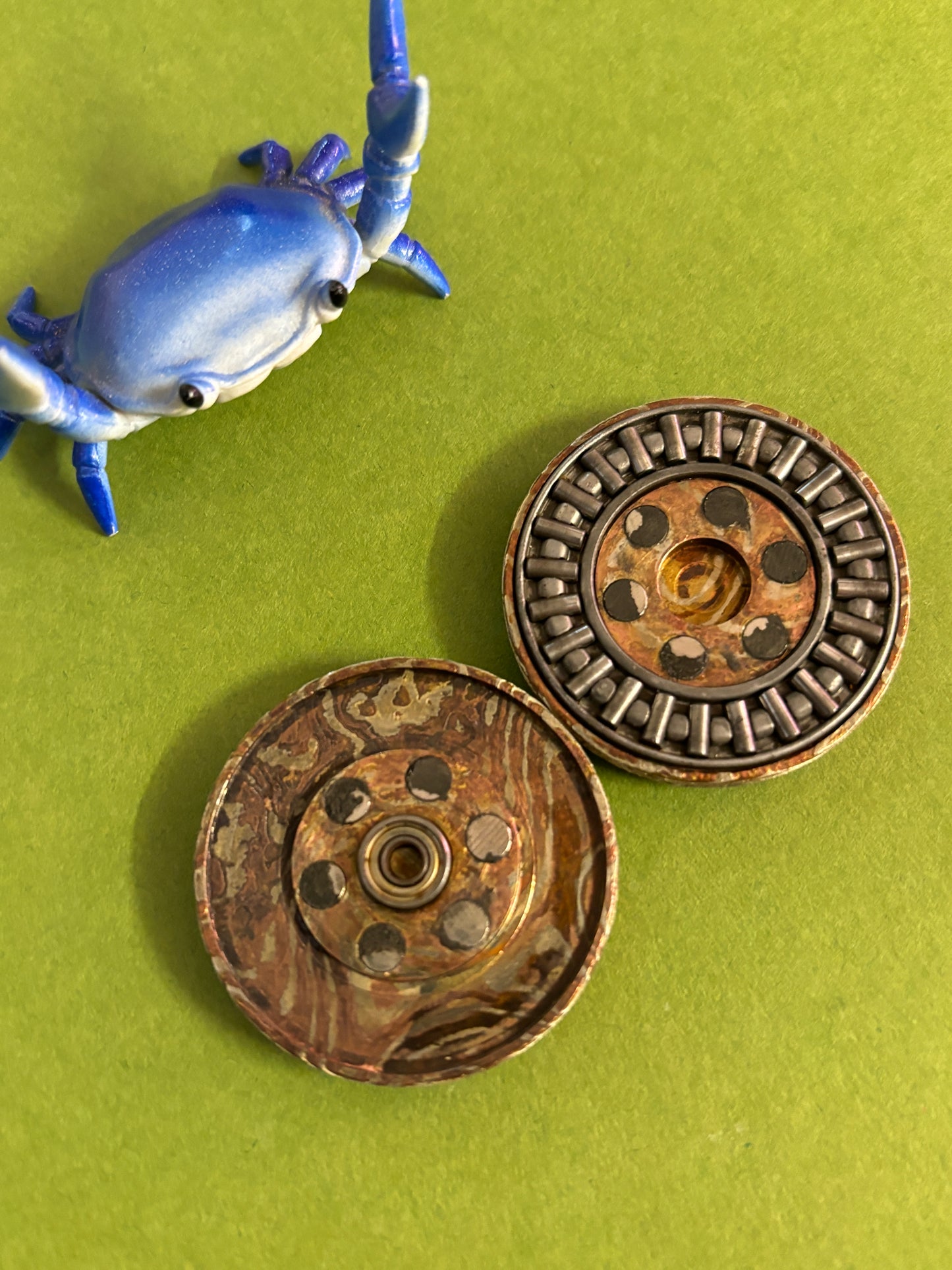 njthandpower NJT - Mokume Ulte haptic coin - fidget toy