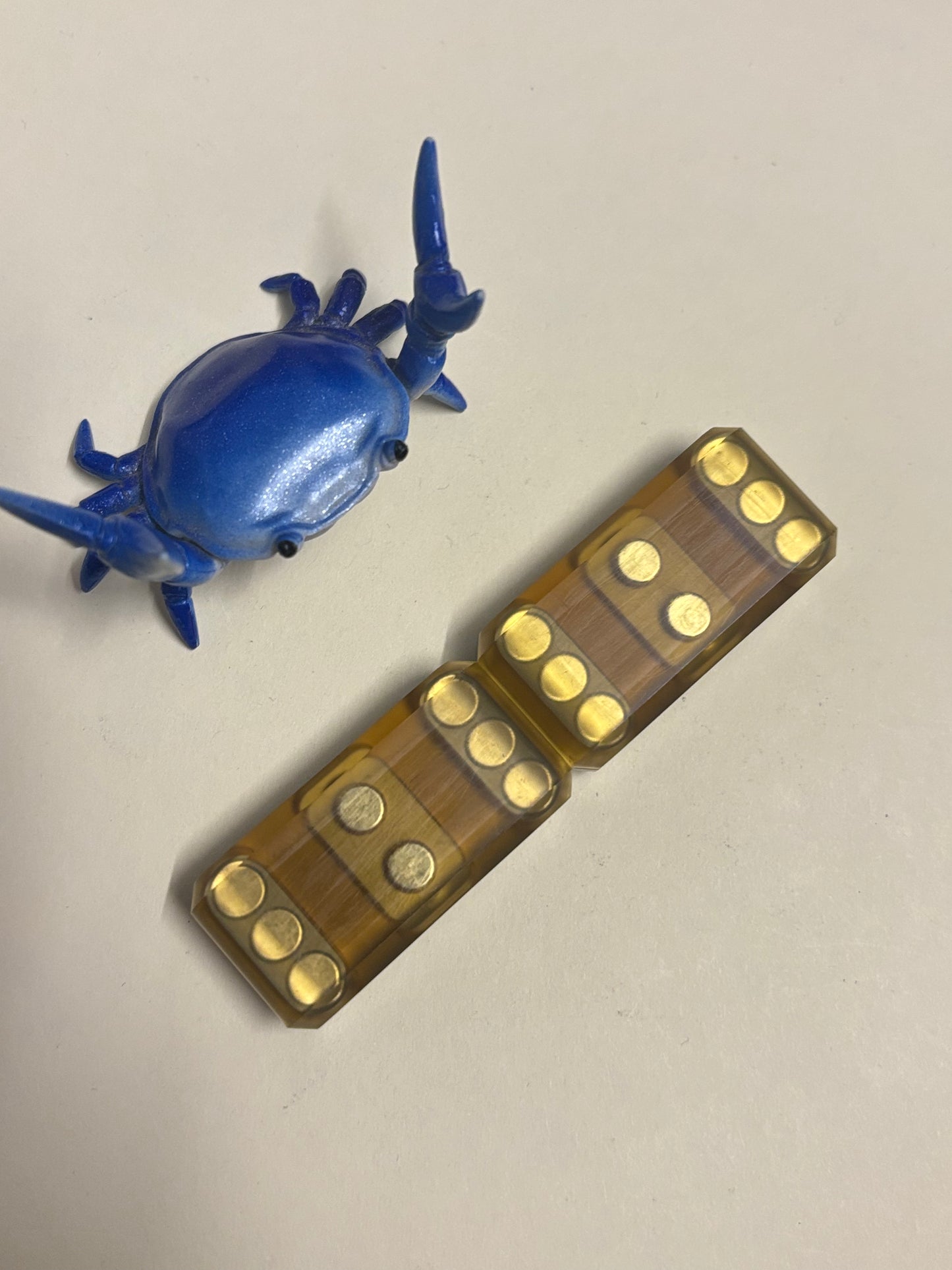 UQH - Gravity clicker  -  Super G - Hybrid Ultem/TI - Fidget toy