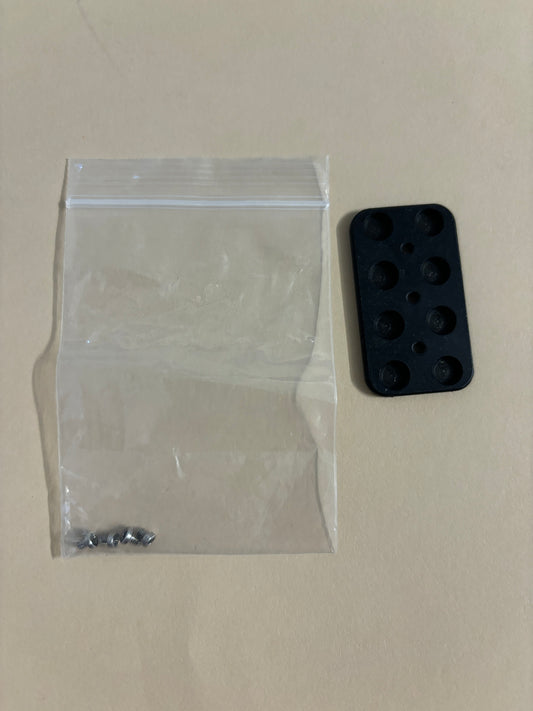 Magnus extra screws x 4 + 1 teflon plate - for slider