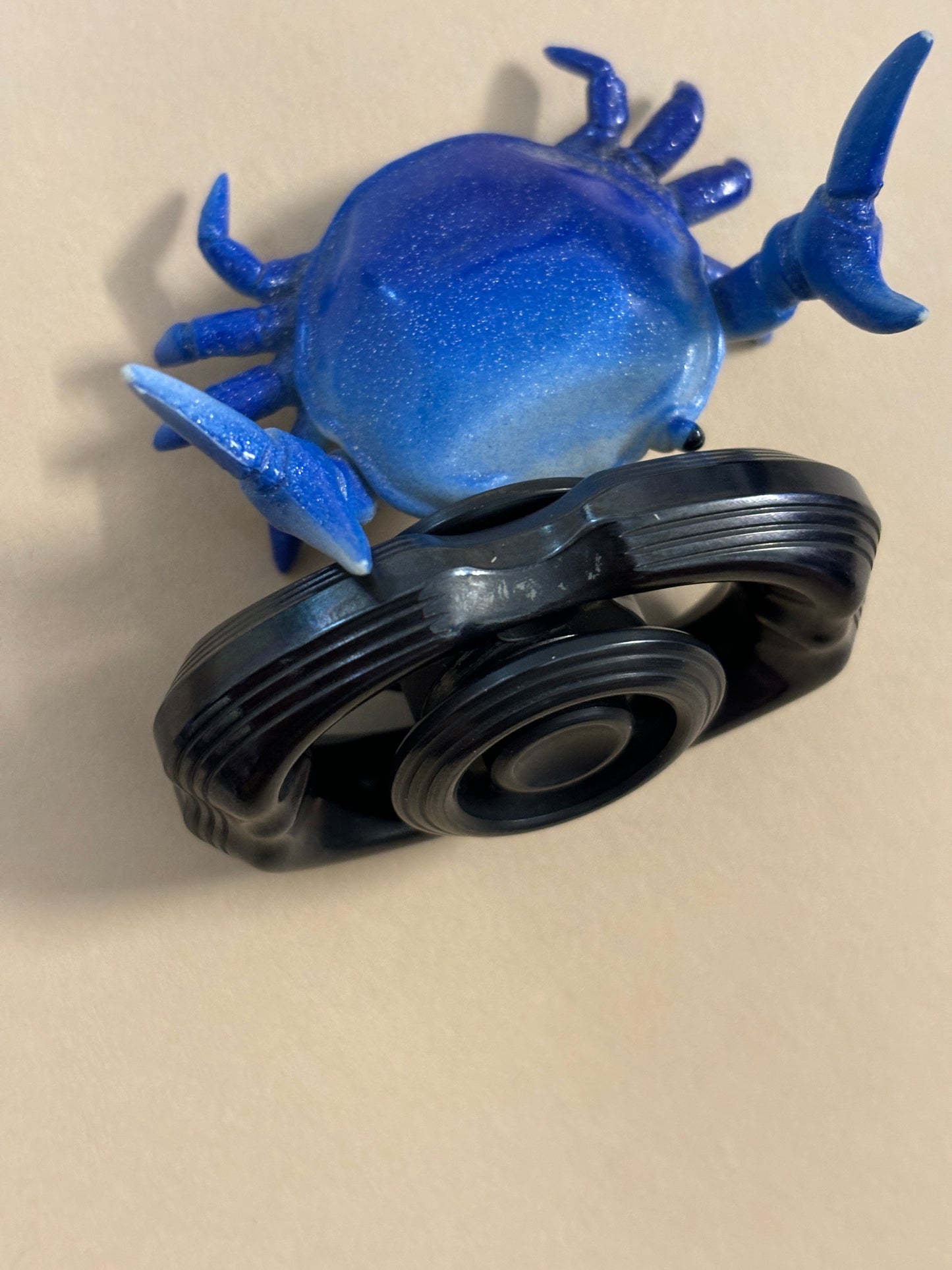 2R LQEDC - tungsten obsidian - fidget spinner  - fidget toy