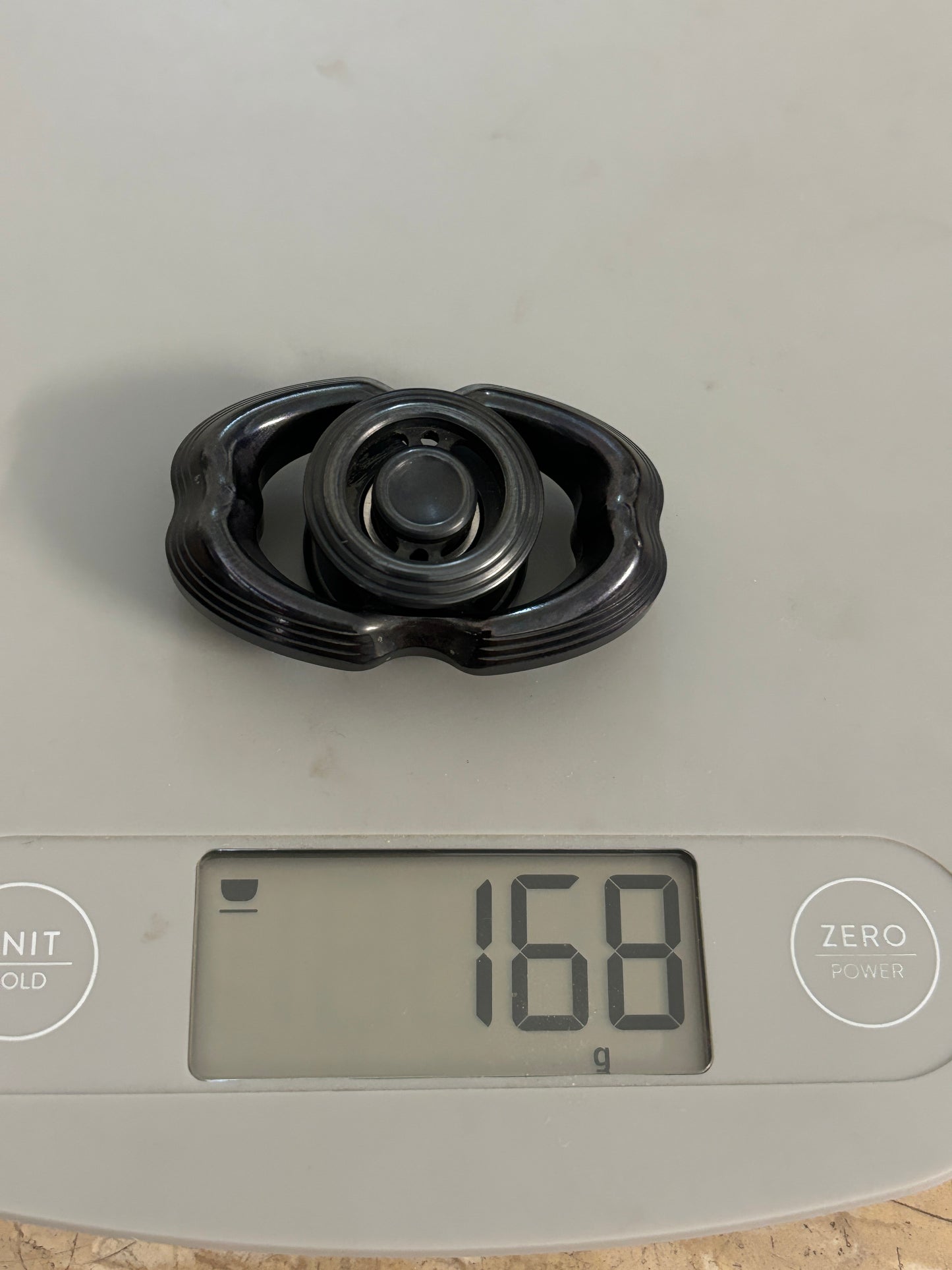 2R LQEDC - tungsten obsidian - fidget spinner  - fidget toy