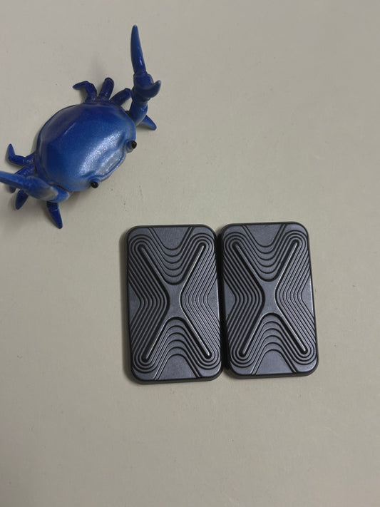 Magnus superx - 3 click slider - zirc with stainless steel screw plate - fidget toy