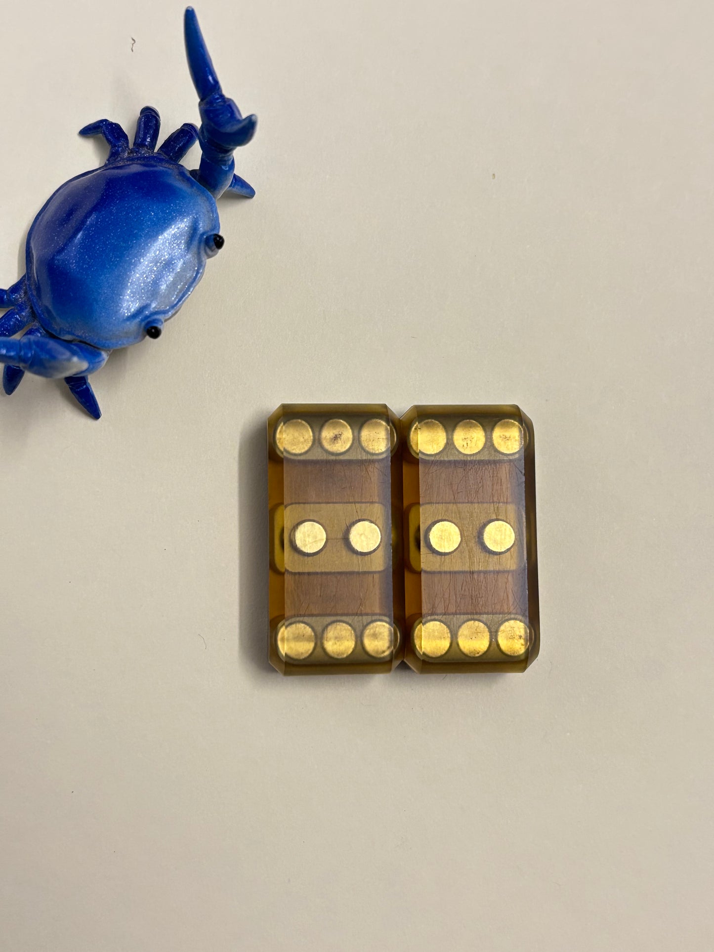 UQH - Gravity clicker  -  Super G - Hybrid Ultem/TI - Fidget toy