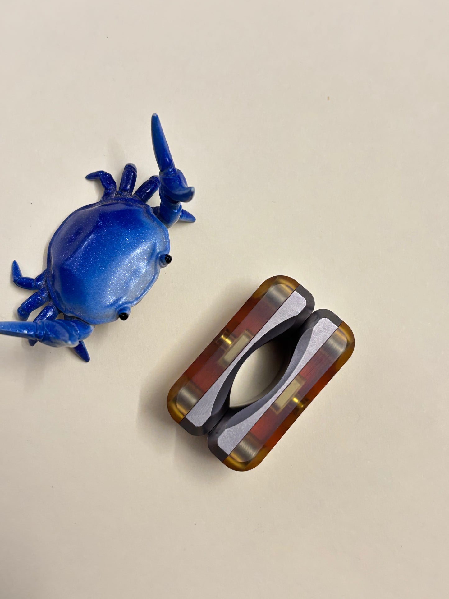 UQH - Gravity clicker  -  Super G - Hybrid Ultem/TI - Fidget toy