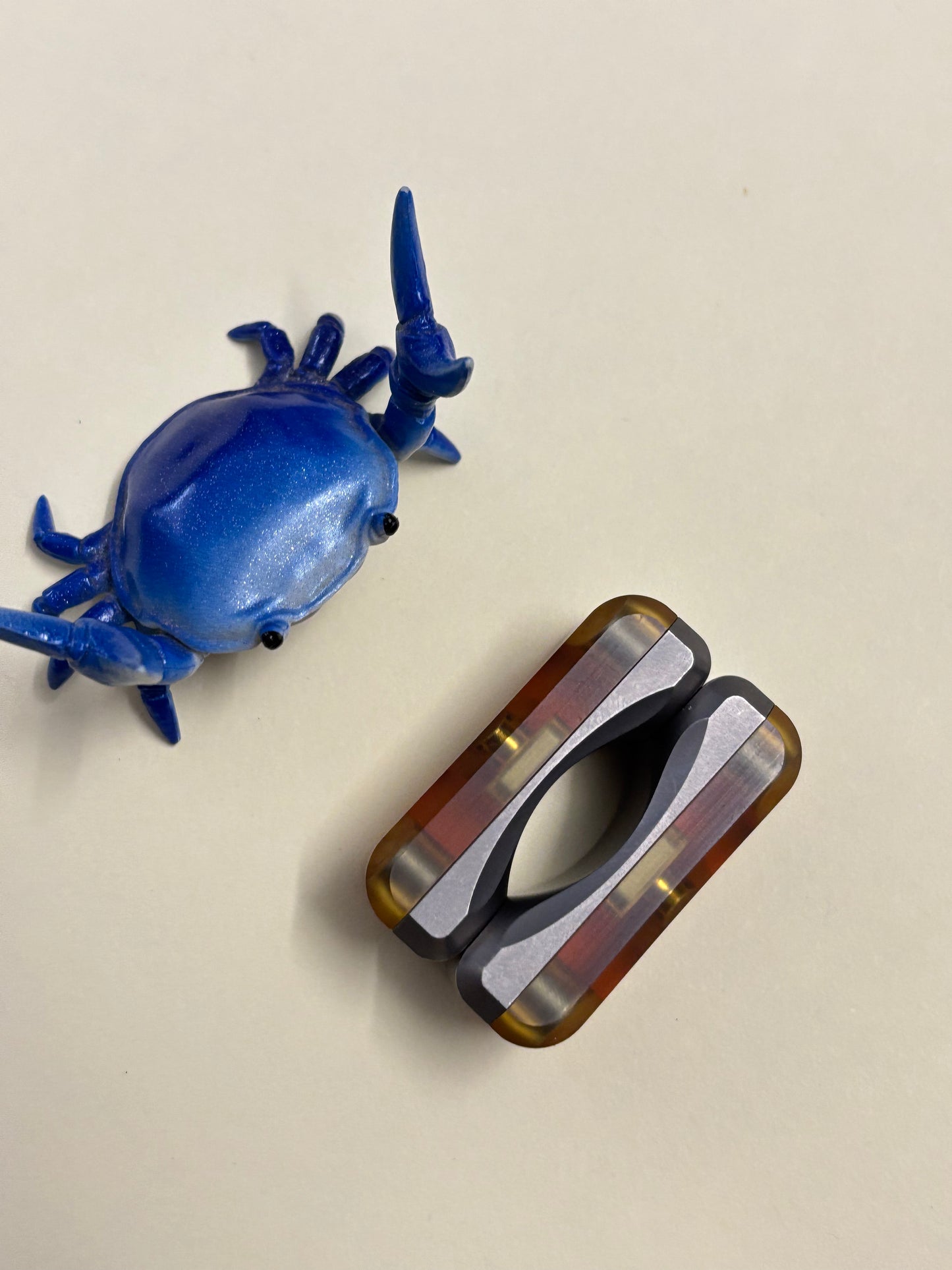 UQH - Gravity clicker  -  Super G - Hybrid Ultem/TI - Fidget toy