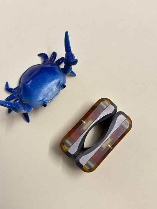 UQH - Gravity clicker  -  Super G - Hybrid Ultem/TI - Fidget toy