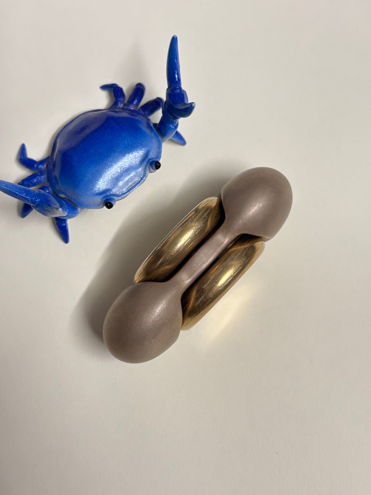 LIC mega mini mame - brass - fidget spinner  - fidget toy