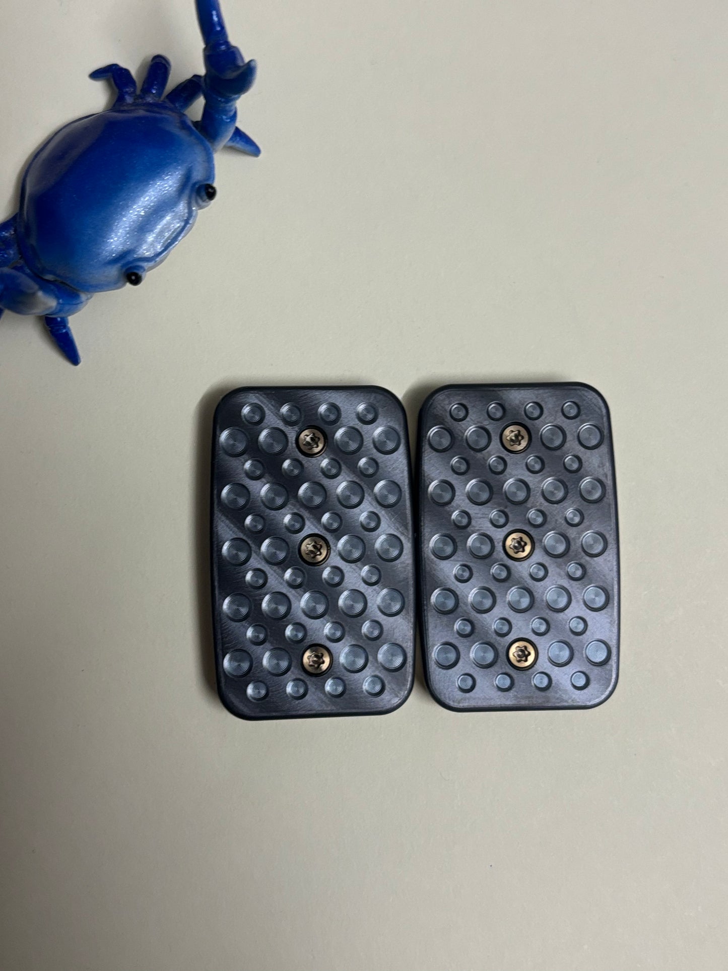 Magnus turtle golf ball battle worn slider - TI with SS plate - fidget toy