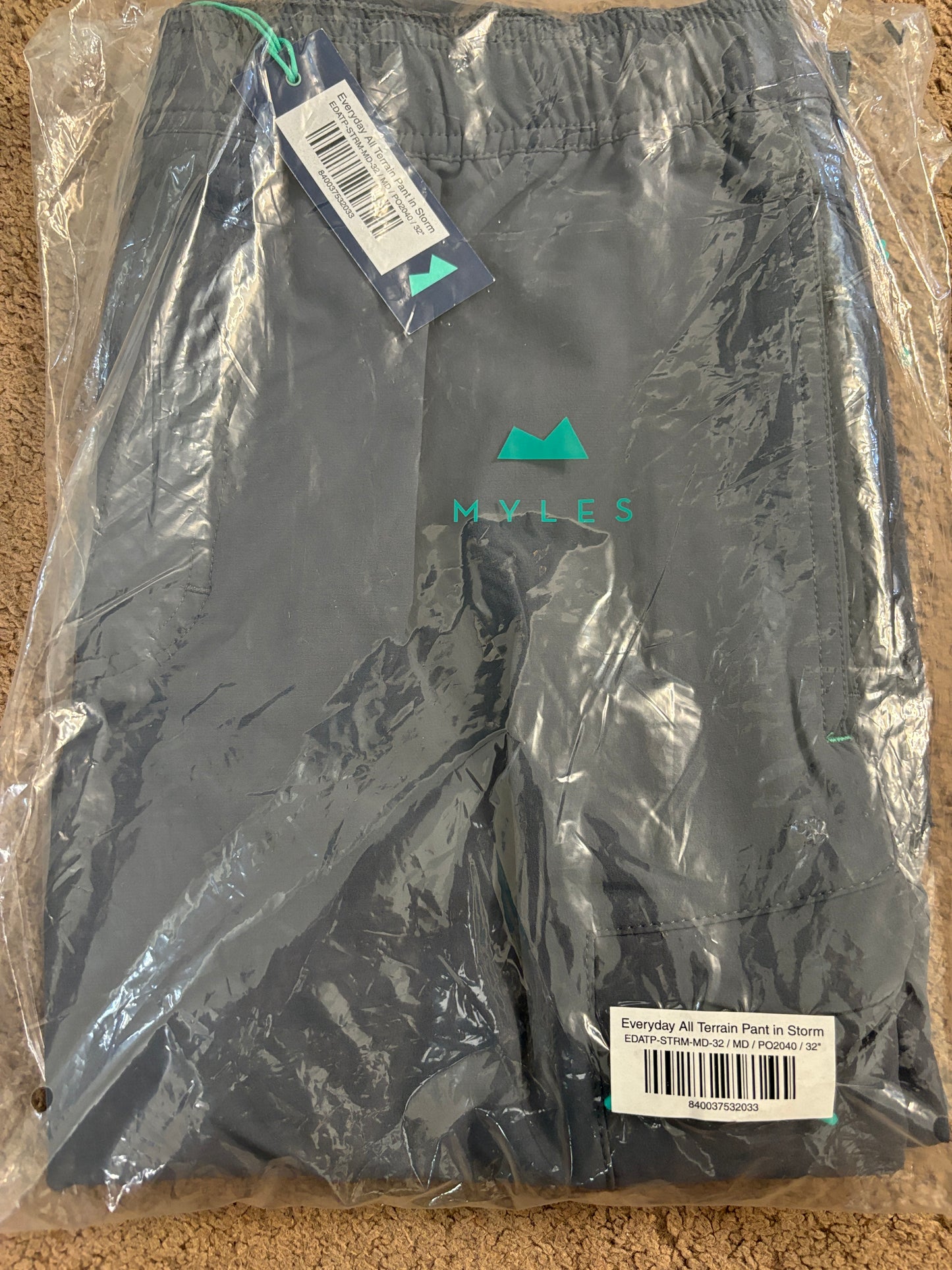 Myles Apparel -  Everyday All Terrain pants - black  - 32 x 32