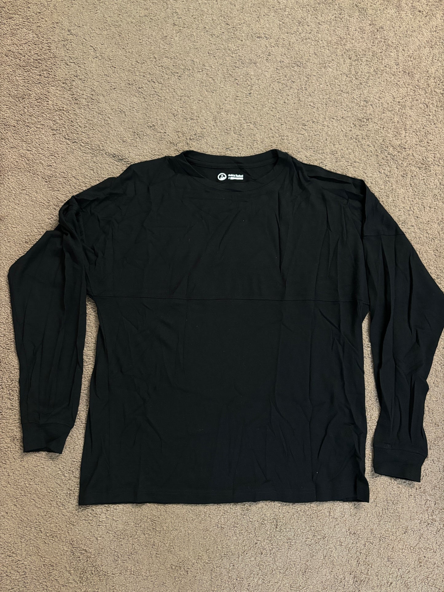 Outlier long sleeve wool billboard - small - black