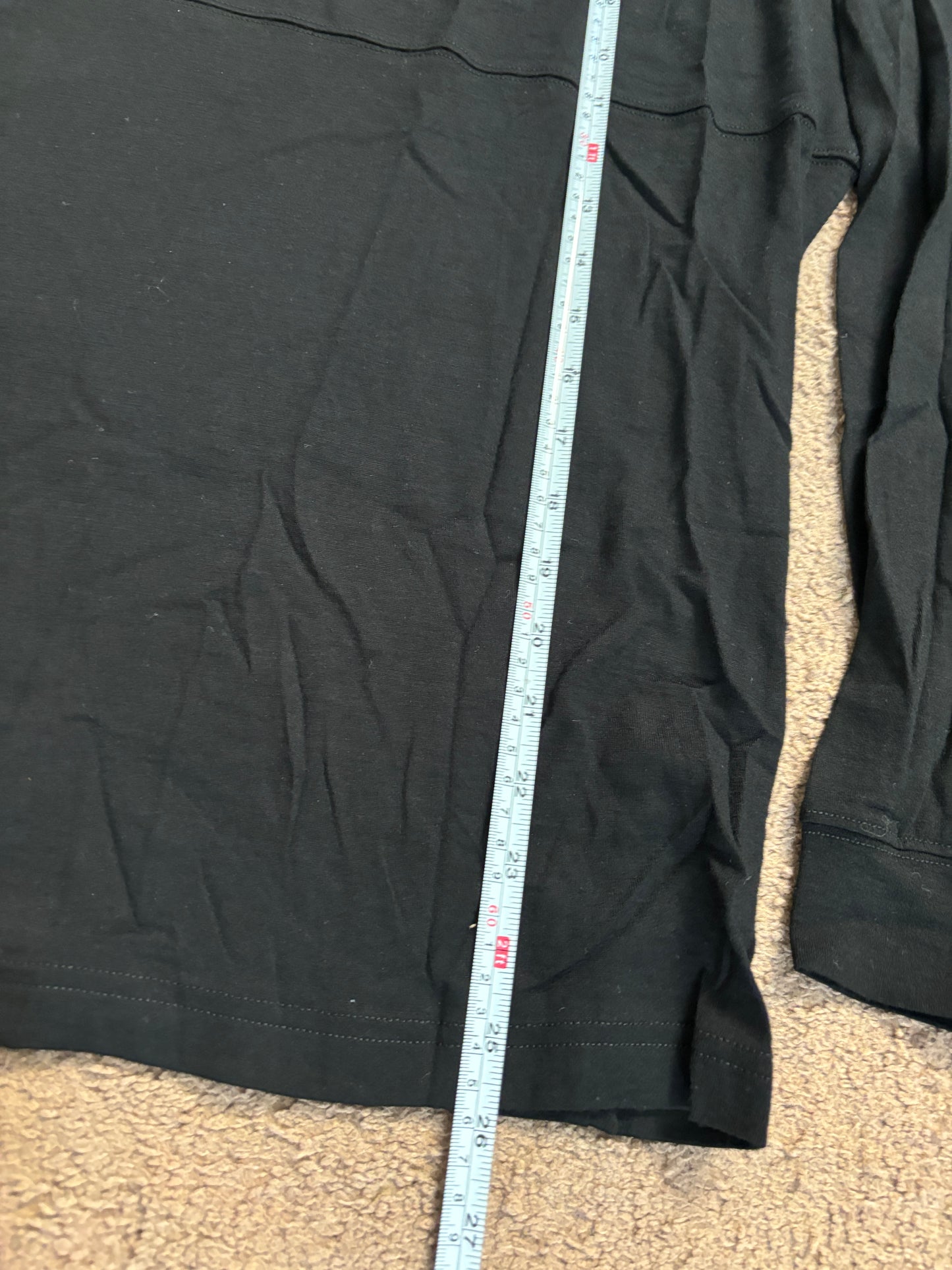 Outlier long sleeve wool billboard - small - black