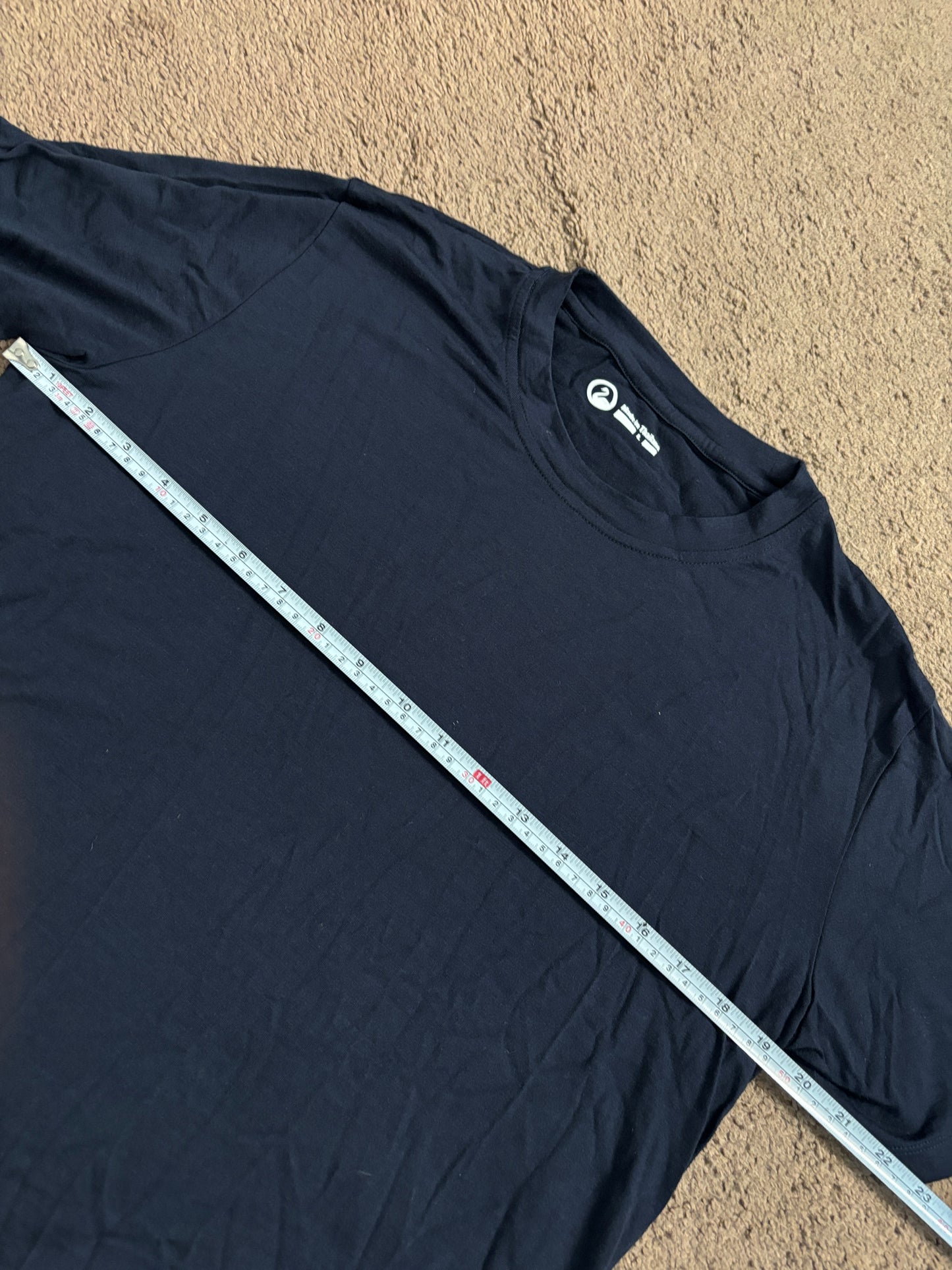Outlier wool ultrafine tshirt - large - navy