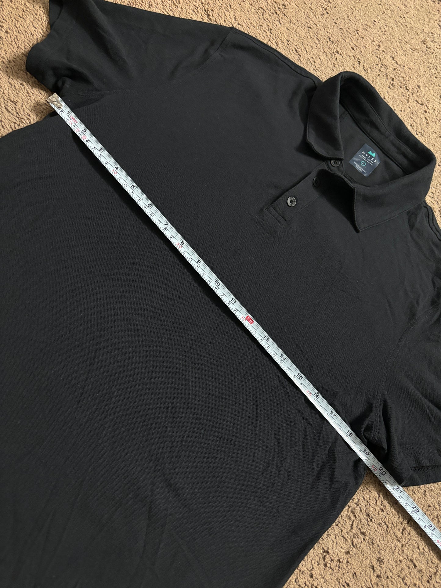 Myles Apparel -  polo - black - large