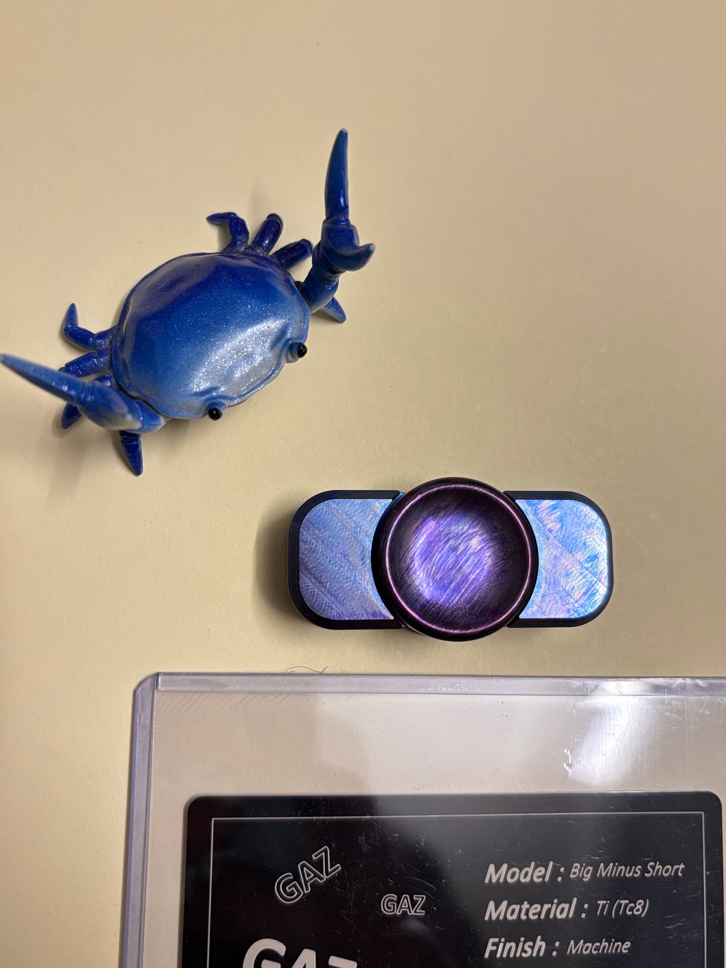 GAZ EDC  - GAZ Big Minus Short- TI fidget spinner - fidget toy