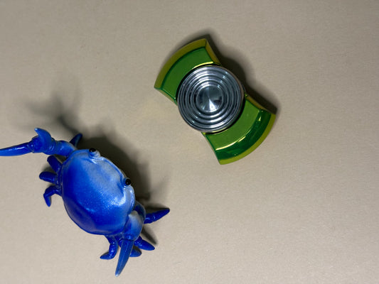 Yellow day energy -SS chub - fidget spinner - fidget toy