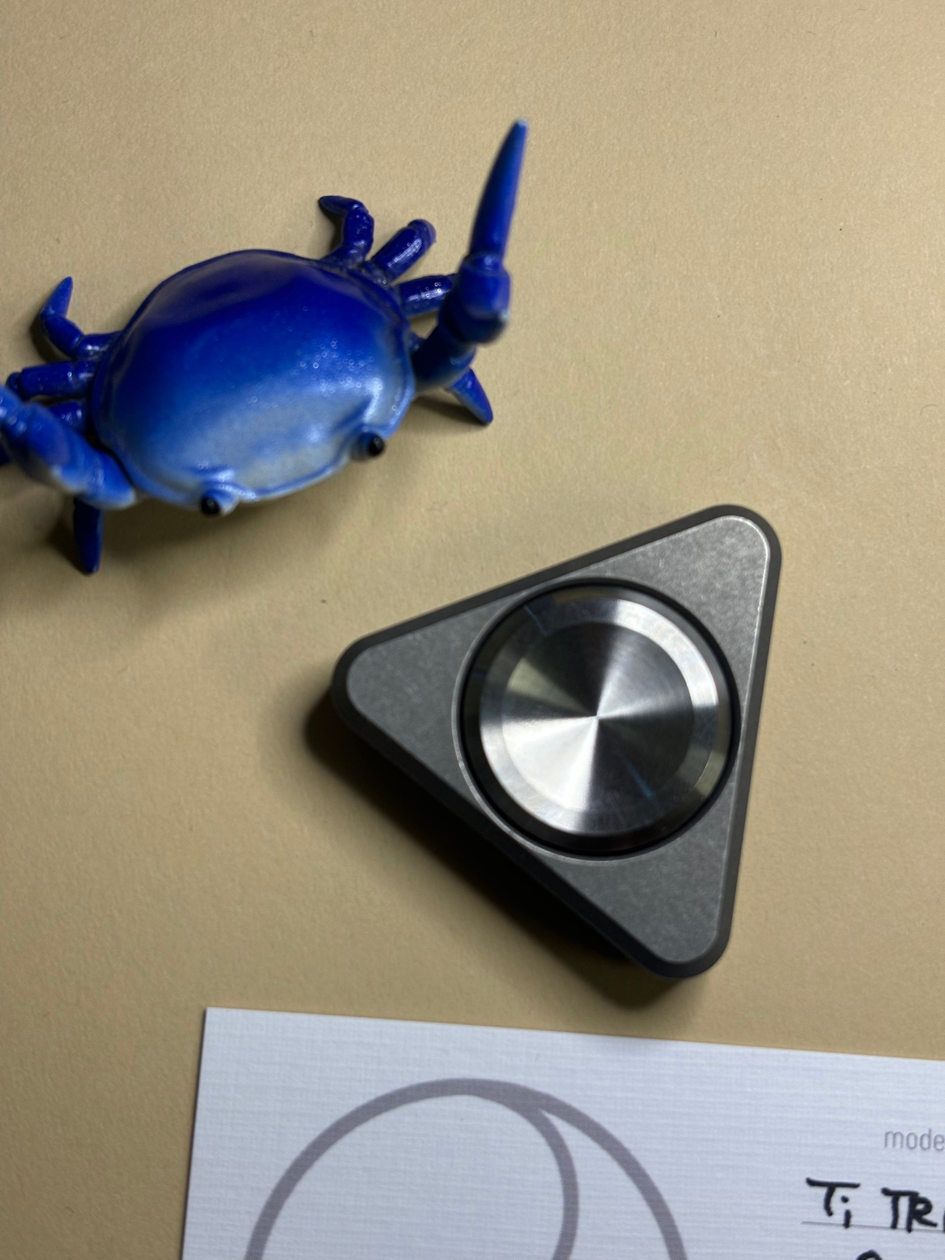 Twoedc - triangle - Titanium - Fidget spinner – Plants Wake You Up