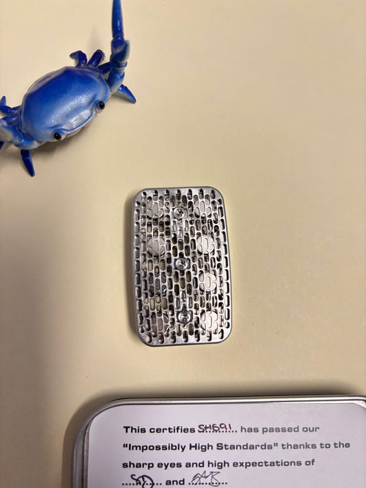 Magnus sandwich slot SH691 - TI plate - 3 click - fidget toy