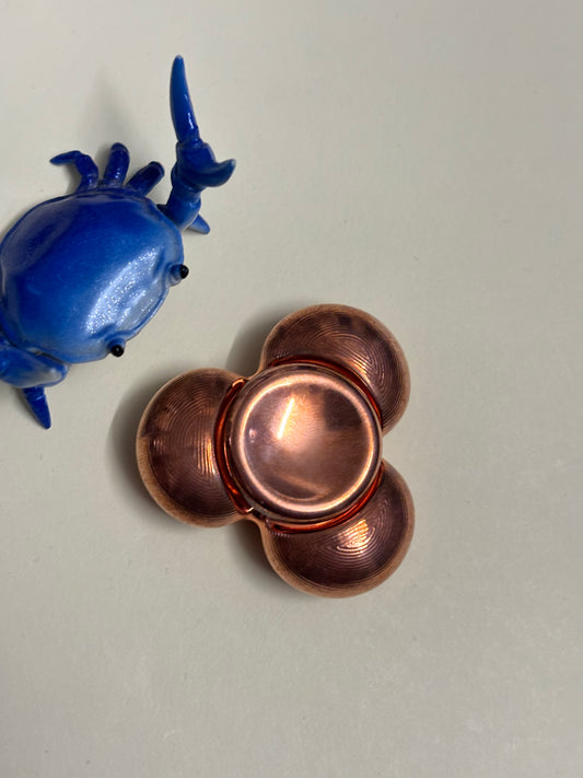 LIC mini mame tri - copper - fidget spinner  - fidget toy