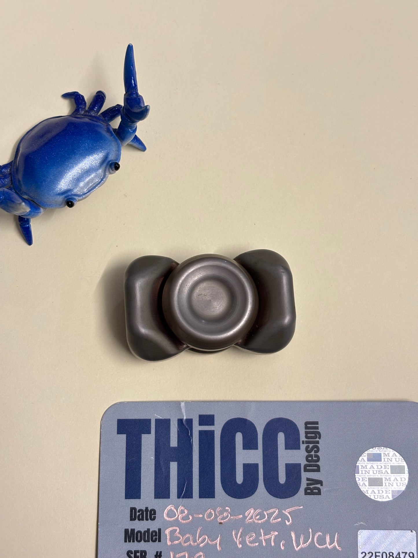 Indy Thicc - baby yeti WCU - fidget spinner - fidget toy