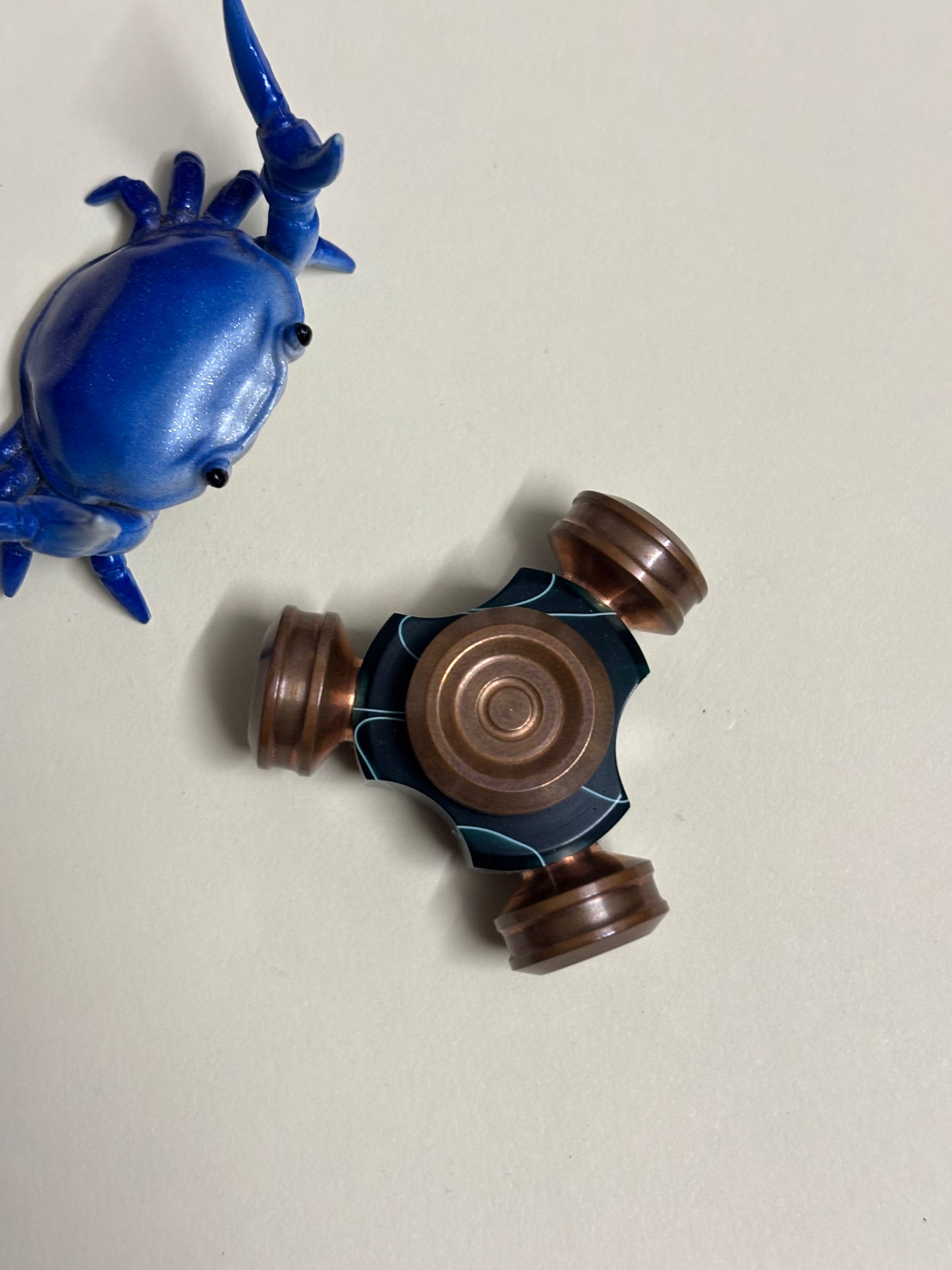 Spinickey  - Tri resin/ CU spinner - Fidget spinner