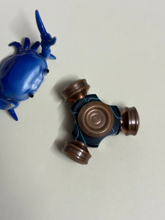 Spinickey  - Tri resin/ CU spinner - Fidget spinner